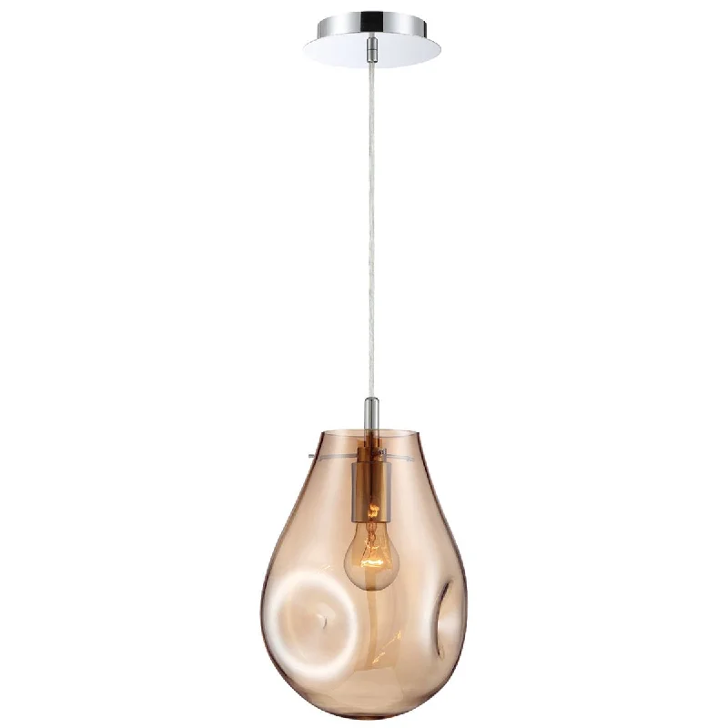 Indian - Themed Ceiling Lights with Intricate Filigree and Mirror WorkEurofase Benalto 1-Light Pendant