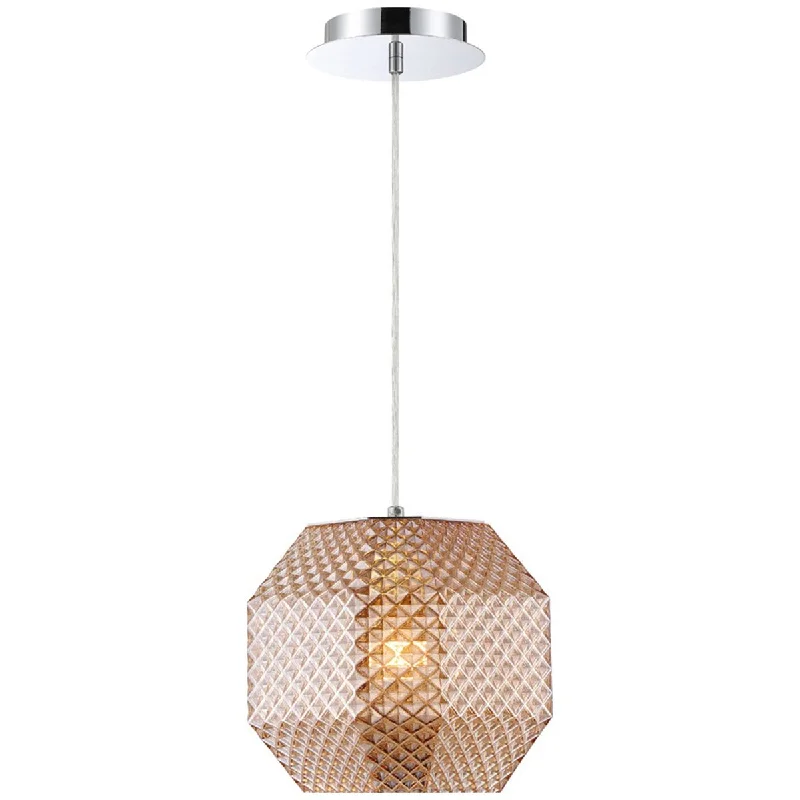 Mediterranean - Style Ceiling Lights with Terra - Cotta and Ceramic DetailsEurofase Catalda 1-Light Pendant
