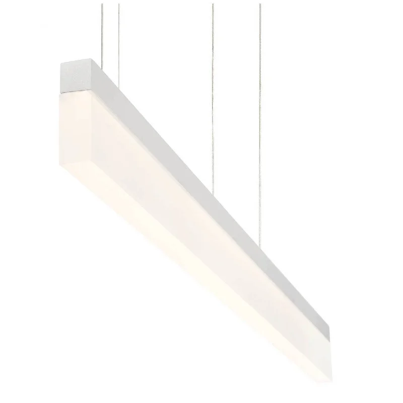 Glass Ceiling Lights with Frosted, Colored, or Etched GlassEurofase DESIGNWL2017 Tunnel Small Led Linear Pendant