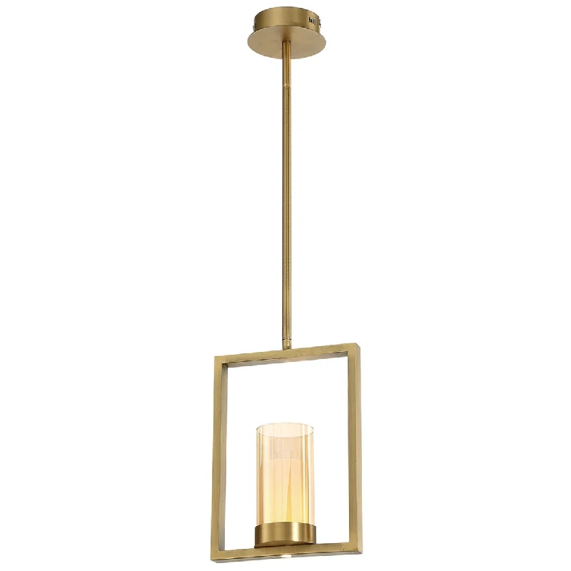 African - Inspired Ceiling Lights with Tribal Patterns and Natural MaterialsEurofase Londra LED Pendant