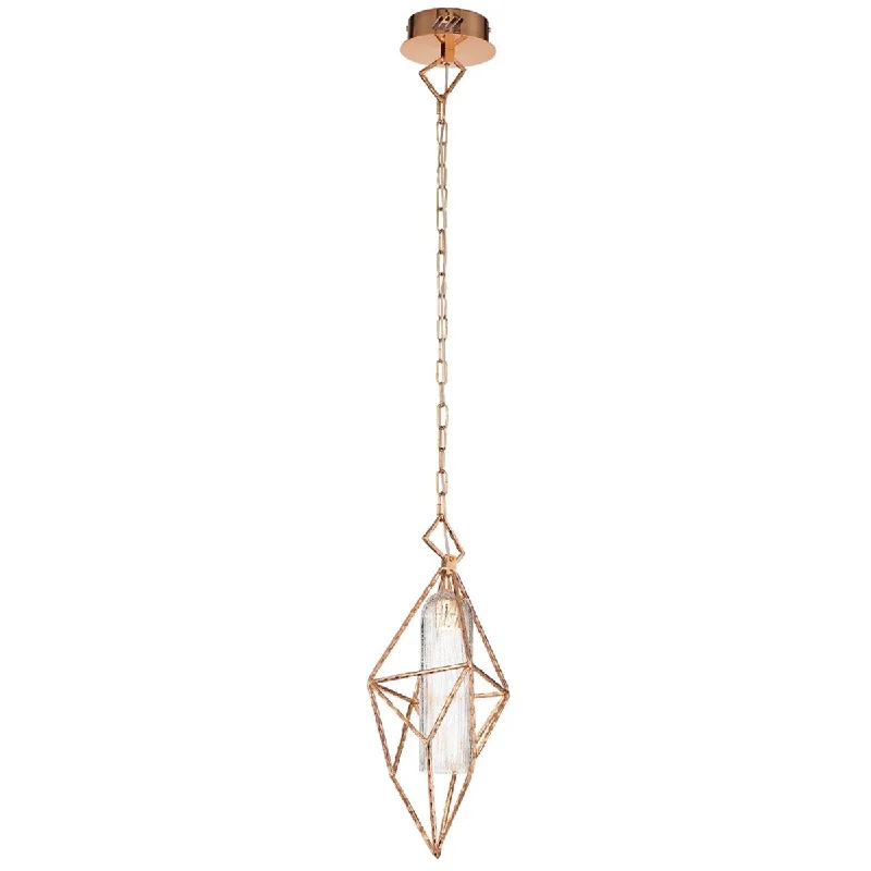 Rustic Ceiling Lights with Reclaimed Wood and Distressed FinishesEurofase Verdino 1 Light LED Pendant