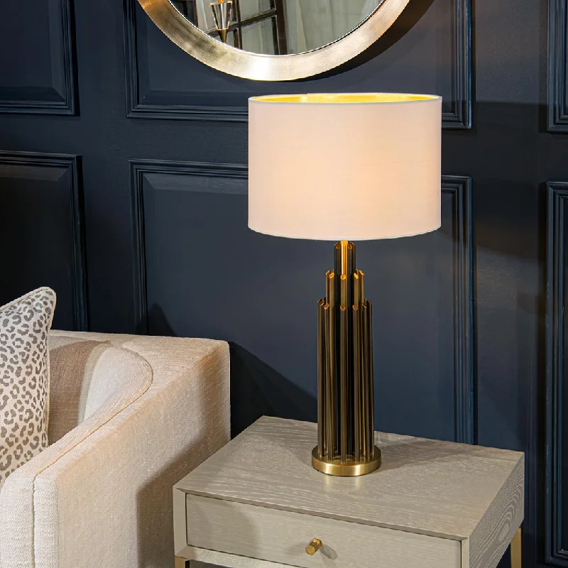 modern minimalist table lamps for contemporary living roomsEvadne Table Lamp - RV Astley