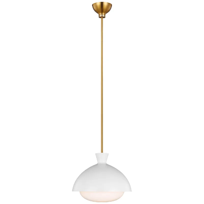 Industrial Style Ceiling Lights with Exposed Bulbs and Metal CagesFeiss Aerin Lucerne 1-Light Large Pendant