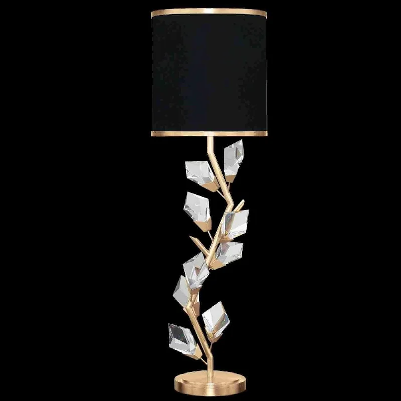 ceramic table lamps with hand painted designs for an artistic touchForet Table Lamp