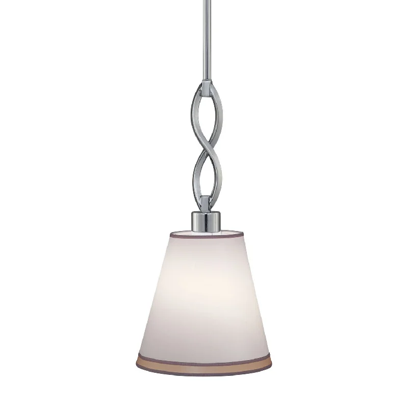 Art Deco Ceiling Lights with Geometric Patterns and Metallic FinishesOne Light Mini Pendant