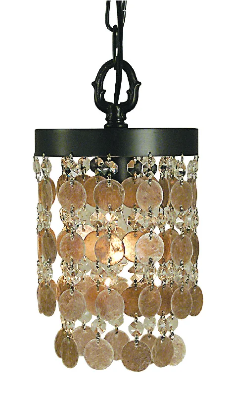 Art Deco Ceiling Lights with Geometric Patterns and Metallic FinishesOne Light Pendant