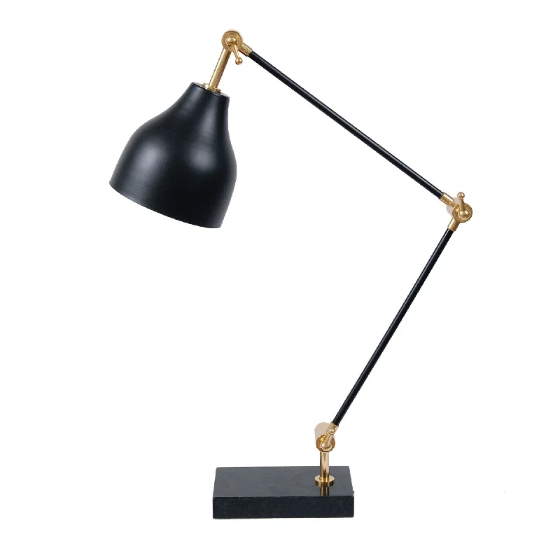 mid century modern table lamps with iconic designs for a stylish studyFrancine Brass & Granite Table Lamp