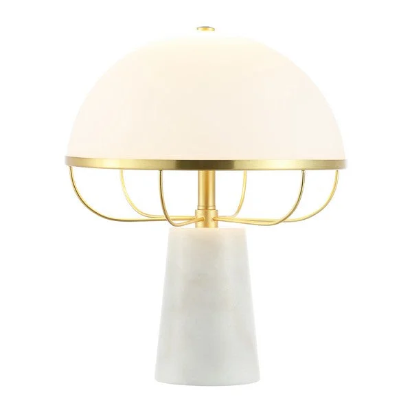 marble table lamps with a luxurious veined pattern for high end decorFRASER TABLE LAMP