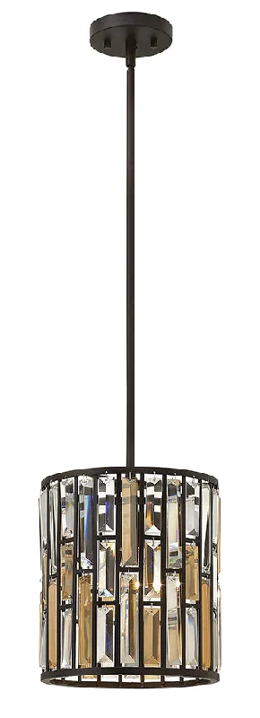 Rustic Ceiling Lights with Reclaimed Wood and Distressed FinishesGemma LED Pendant