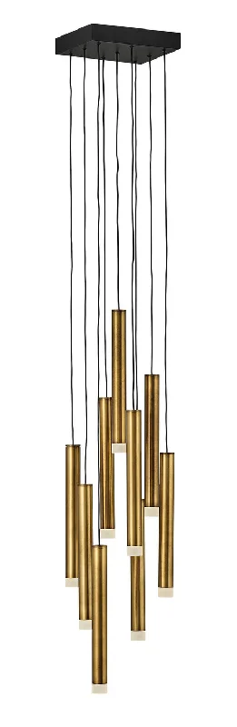 Tropical - Themed Ceiling Lights with Palm - Leaf Shapes and Rattan WrapsHarmony LED Pendant