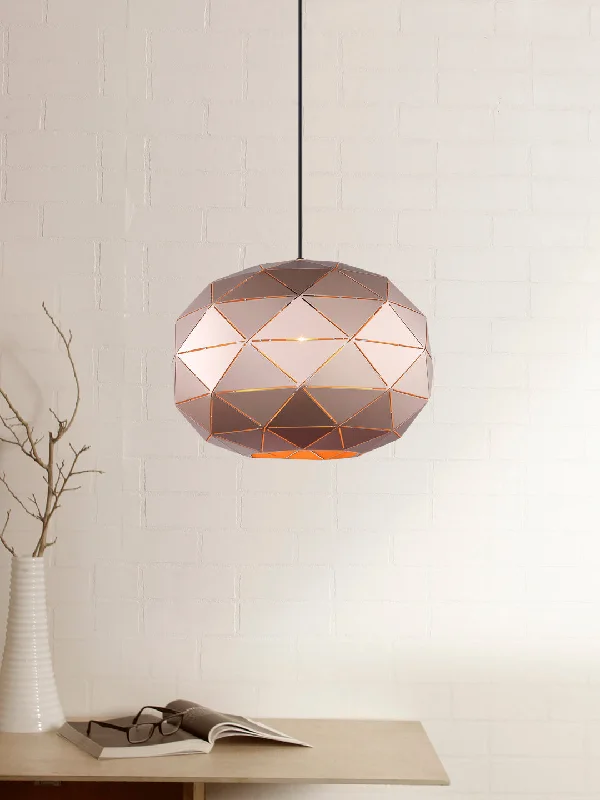 Scandinavian Style Ceiling Lights with Light Wood AccentsGlorian Copper Pendant Light