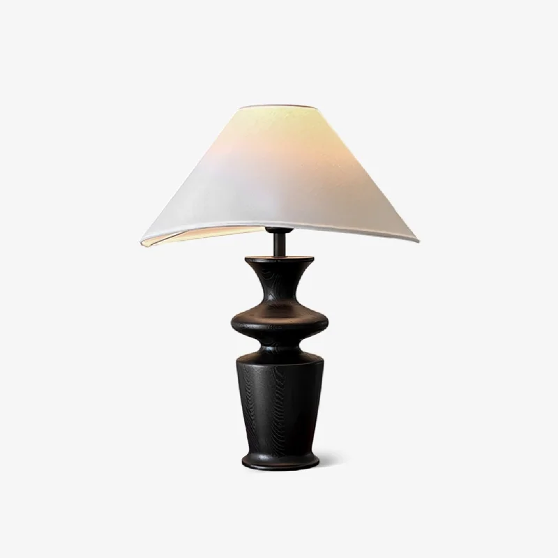 fabric table lamps with a linen shade for a relaxed and breathable lookGrace Wood Table Lamp