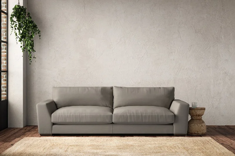 Gothic Ceiling Lights with Dark Metalwork and Pointed ArchesGuddu Grand Sofa - Recycled Cotton Flax