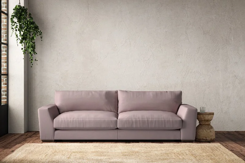 Industrial Style Ceiling Lights with Exposed Bulbs and Metal CagesGuddu Grand Sofa - Recycled Cotton Lavender