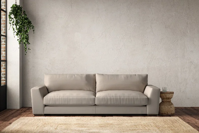 African - Inspired Ceiling Lights with Tribal Patterns and Natural MaterialsGuddu Grand Sofa - Recycled Cotton Natural