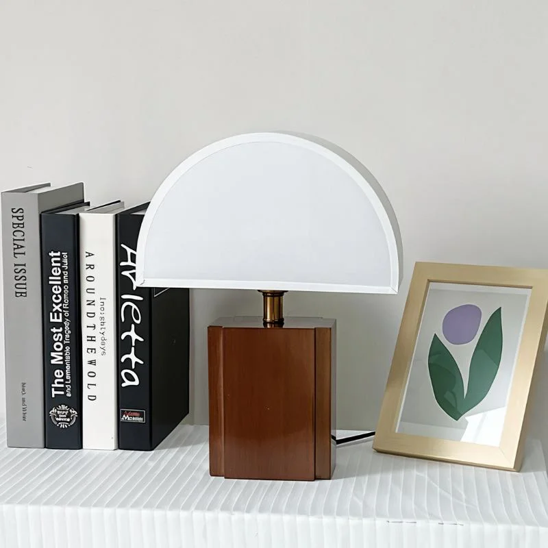 marble table lamps with a luxurious veined pattern for high end decorHalfa Table Lamp