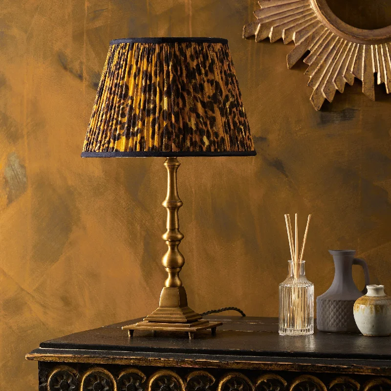 coastal style table lamps with nautical elements for beach housesHolmes table lamp in antique brass