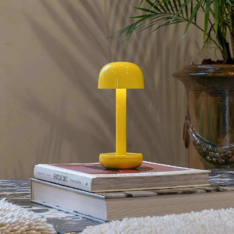 gothic style table lamps with dark finishes for a mysterious lookHumble Two Table Light Yellow