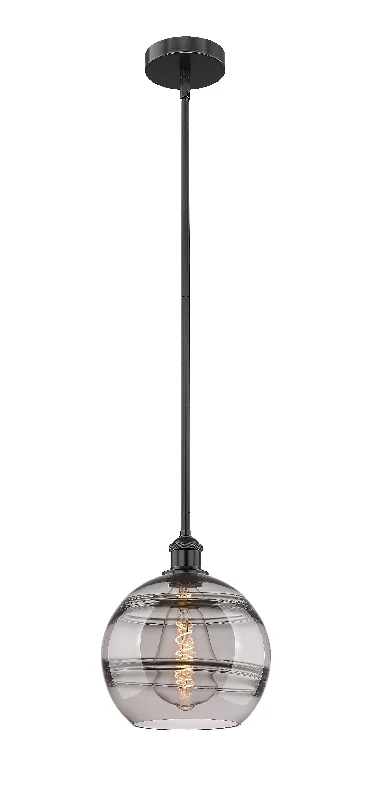 Mediterranean - Style Ceiling Lights with Terra - Cotta and Ceramic DetailsInnovations Lighting 616-1S-BK-G556-10SM  Edison Pendant Light Matte Black