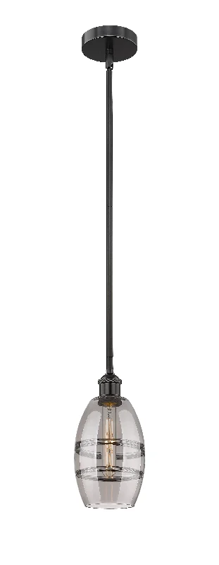 Glass Ceiling Lights with Frosted, Colored, or Etched GlassInnovations Lighting 616-1S-BK-G557-6SM  Edison Pendant Light Matte Black