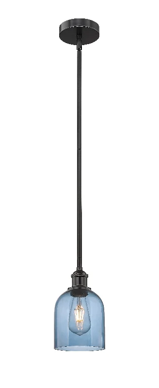 Scandinavian Style Ceiling Lights with Light Wood AccentsInnovations Lighting 616-1S-BK-G558-6BL  Edison Pendant Light Matte Black