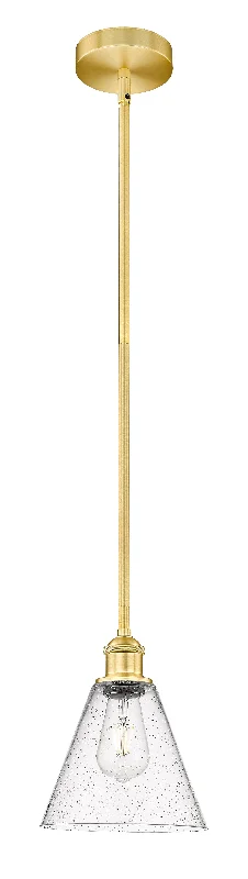 Art Deco Ceiling Lights with Geometric Patterns and Metallic FinishesInnovations Lighting 616-1S-SG-GBC-84  Edison Pendant Light Satin Gold