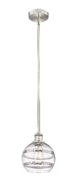 Rustic Ceiling Lights with Reclaimed Wood and Distressed FinishesInnovations Lighting 616-1S-SN-G556-8CL  Edison Pendant Light Brushed Satin Nickel
