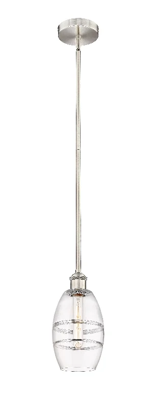 Gothic Ceiling Lights with Dark Metalwork and Pointed ArchesInnovations Lighting 616-1S-SN-G557-6CL  Edison Pendant Light Brushed Satin Nickel