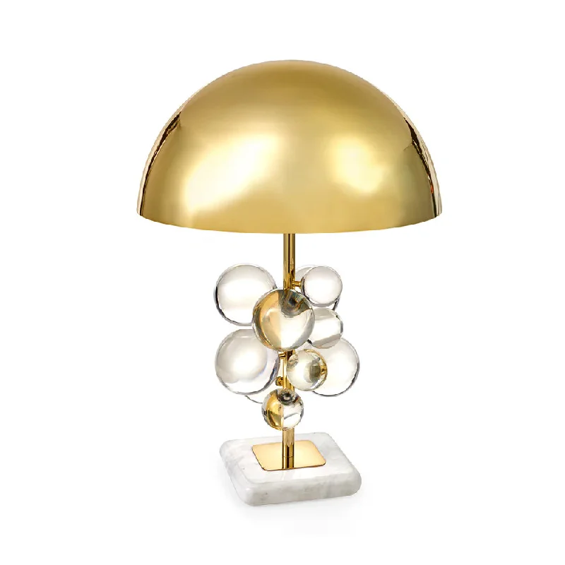 ceramic table lamps with hand painted designs for an artistic touchJonathan Adler Globo Table Lamp – Clear