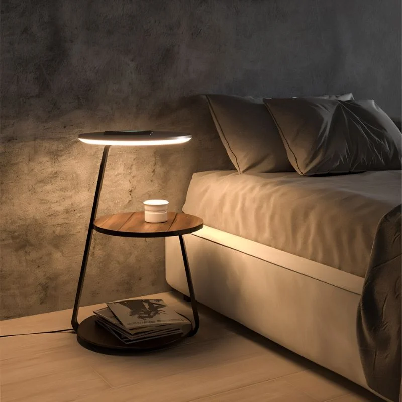 bohemian table lamps with colorful patterns for eclectic bedroomsJuggle Side Table & Lamp