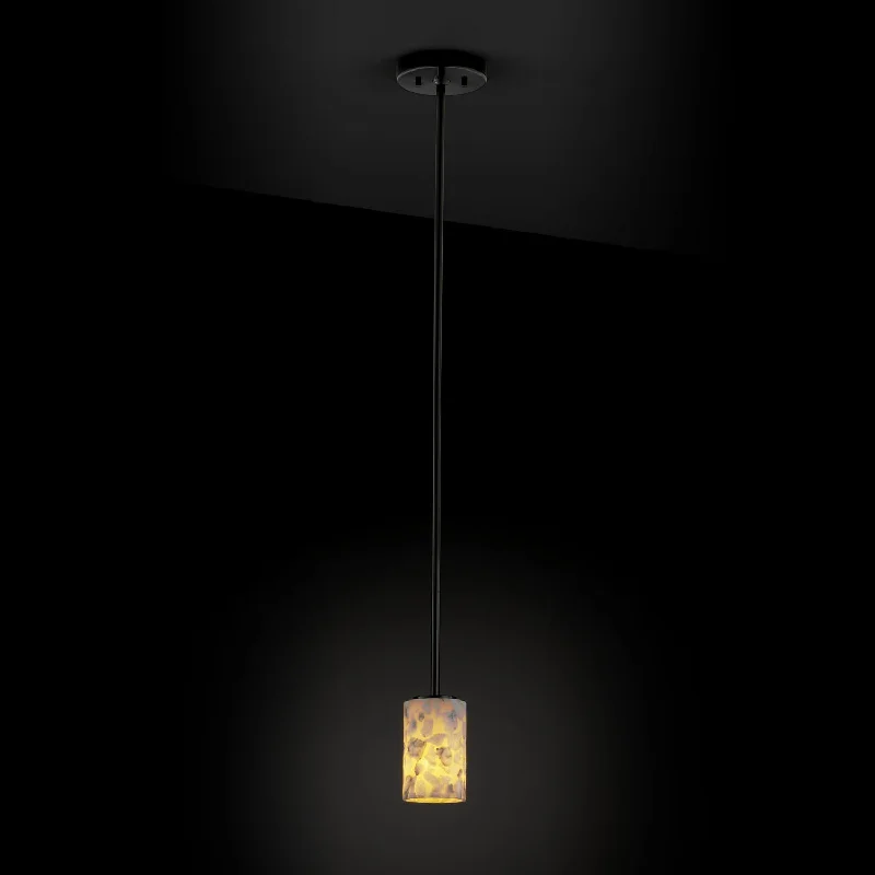 Art Deco Ceiling Lights with Geometric Patterns and Metallic FinishesOne Light Pendant