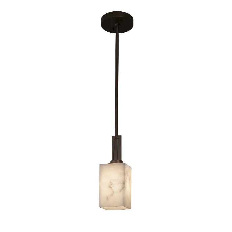 Moroccan Ceiling Lights with Colorful Stained Glass and Geometric CarvingsOne Light Pendant