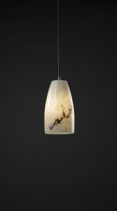 Tropical - Themed Ceiling Lights with Palm - Leaf Shapes and Rattan WrapsOne Light Pendant