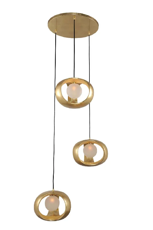 Modern Minimalist Ceiling Lights for Contemporary InteriorsKalco Calistoga 302351GL Pendant Light - Gold Leaf