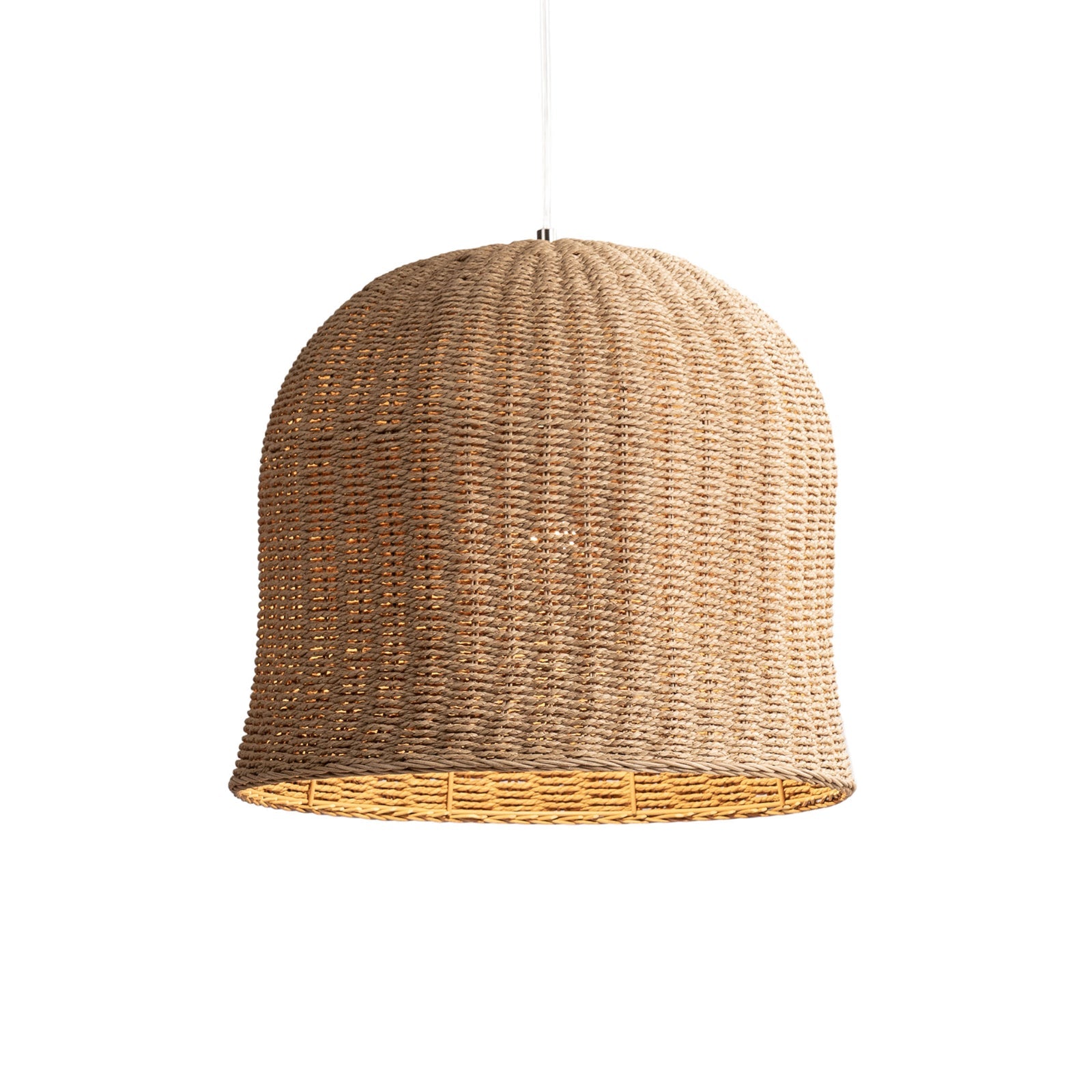 African - Inspired Ceiling Lights with Tribal Patterns and Natural MaterialsKiawah Pendant Light