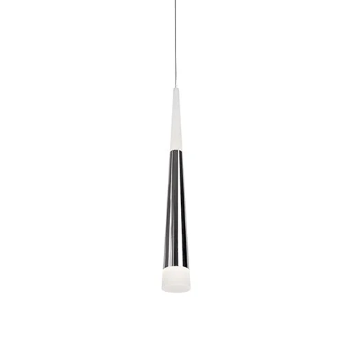 Japanese - Inspired Ceiling Lights with Shoji - Screen - like DiffusersKuzco Ultra 402501ch-led Pendant Light - Black|Brushed Gold|Chrome