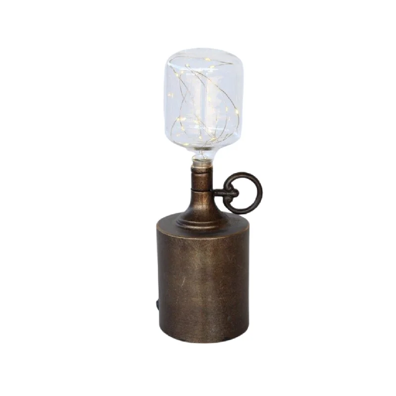 mid century modern table lamps with iconic designs for a stylish studyLed Battery Operated Metal Light