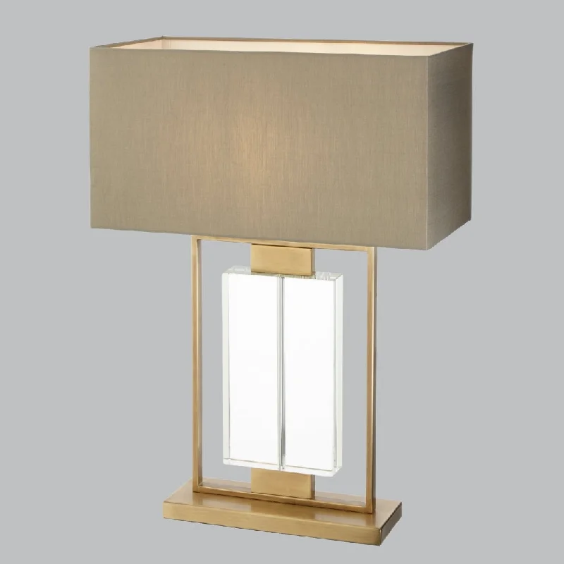 mid century modern table lamps with iconic designs for a stylish studyLivingsley Cedar Table Lamp – Antique Brass