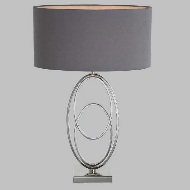 art deco table lamps with geometric shapes for a retro touchLivingsley Sage Table Lamp – Nickel