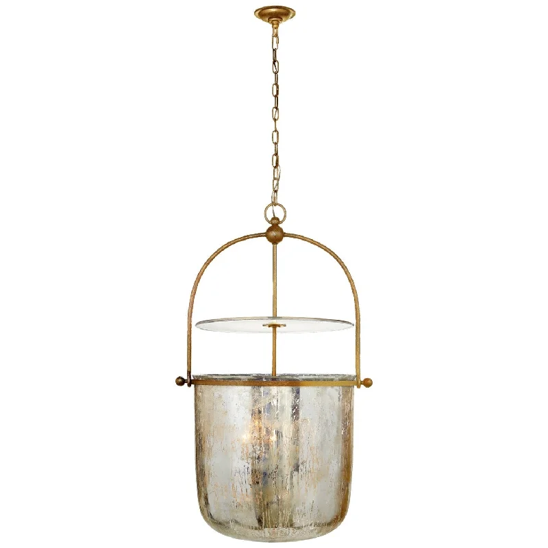 Metal Ceiling Lights in Brass, Copper, Stainless Steel, and IronLorford Smoke Bell Lantern