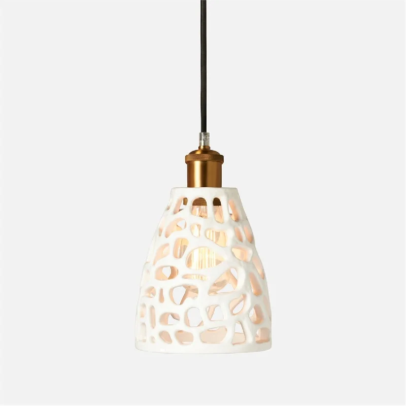 Japanese - Inspired Ceiling Lights with Shoji - Screen - like DiffusersMade Goods Vicente 1-Light Interchangeable Abstract Resin Pendant