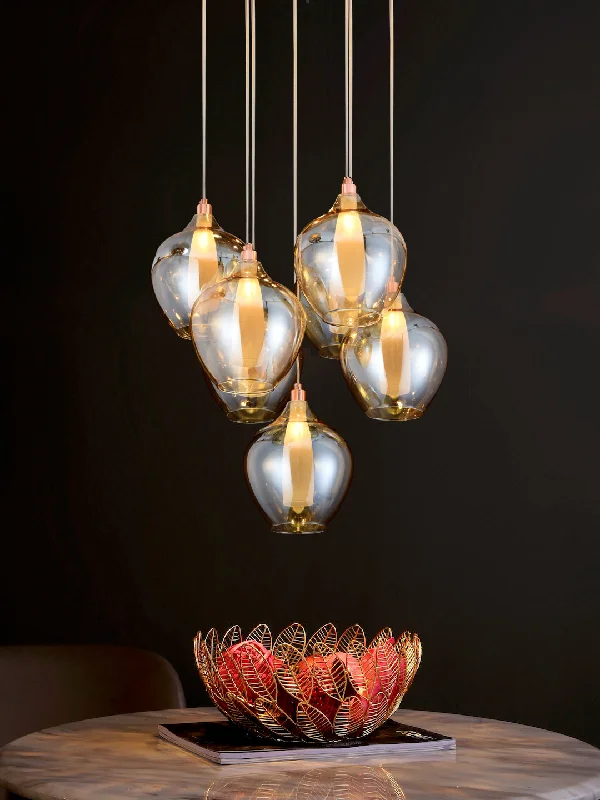 Modern Minimalist Ceiling Lights for Contemporary InteriorsMarcel 7-Lamp Pendant Light