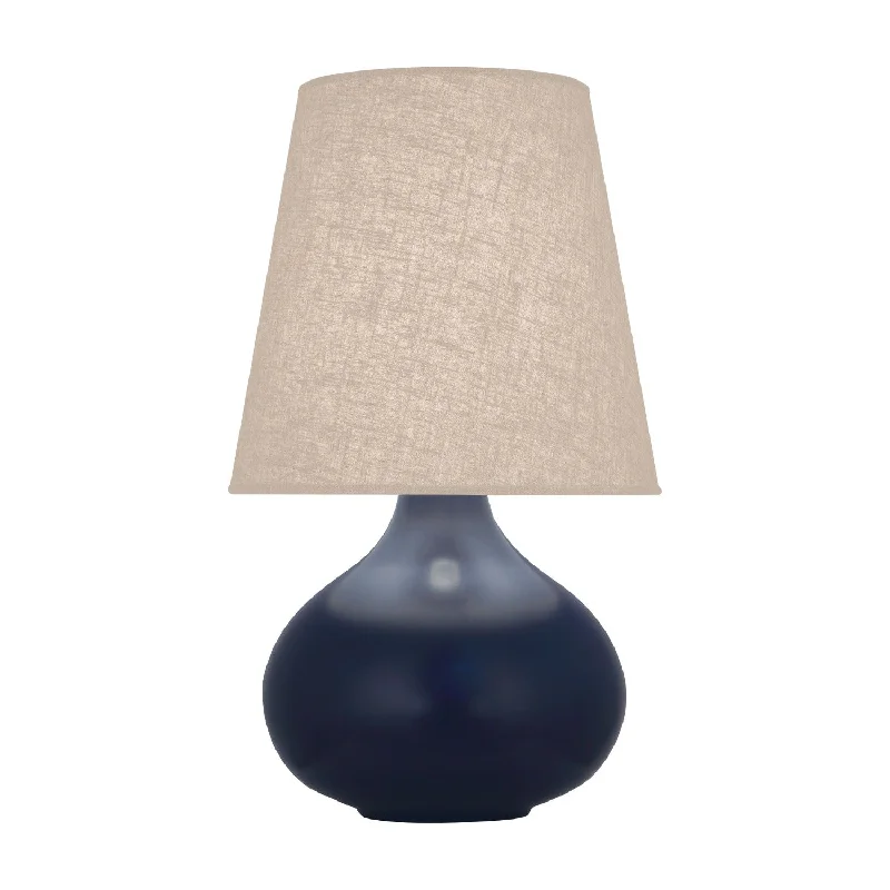 ceramic table lamps with hand painted designs for an artistic touchMatte Midnight Blue June Accent Lamp