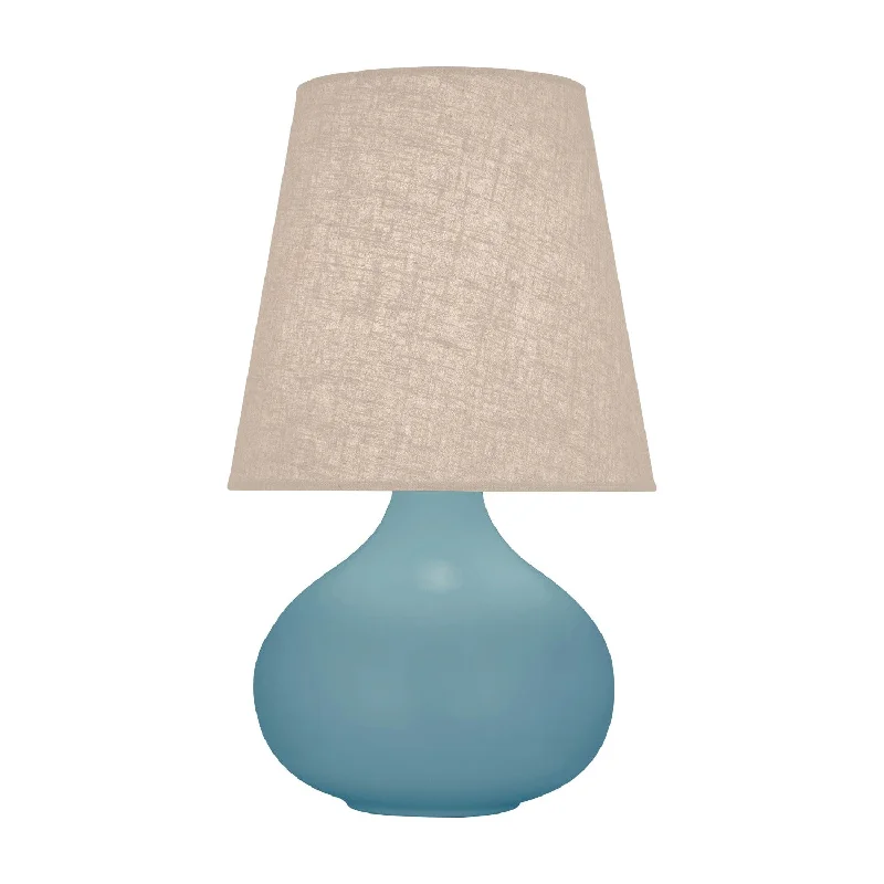 marble table lamps with a luxurious veined pattern for high end decorMatte Steel Blue June Accent Lamp