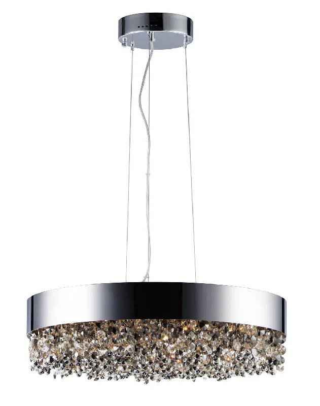 Indian - Themed Ceiling Lights with Intricate Filigree and Mirror WorkMaxim Mystic 39655MSKPC Pendant Light - Polished Chrome