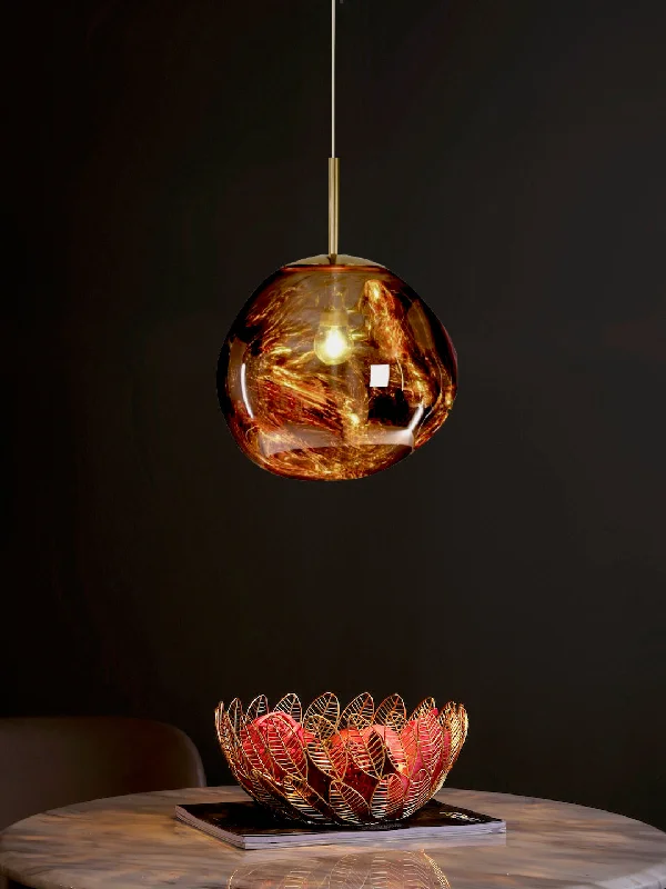 Modern Minimalist Ceiling Lights for Contemporary InteriorsMelt Gold Pendant Light