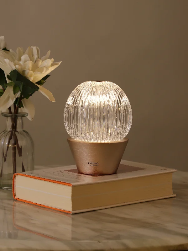 art deco table lamps with geometric shapes for a retro touchOmbre Oak Table Lamp