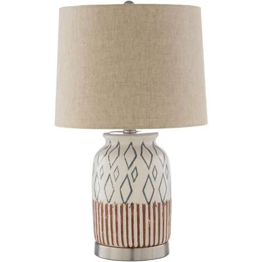 rustic farmhouse table lamps for cozy kitchensOsborne Linen Beige Lighting