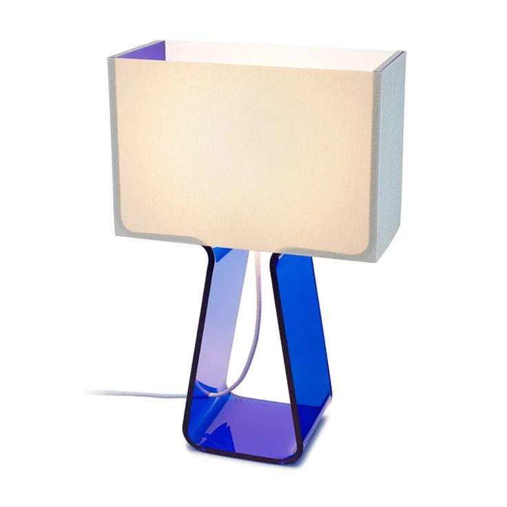 White Shade / Cobalt Blue Body