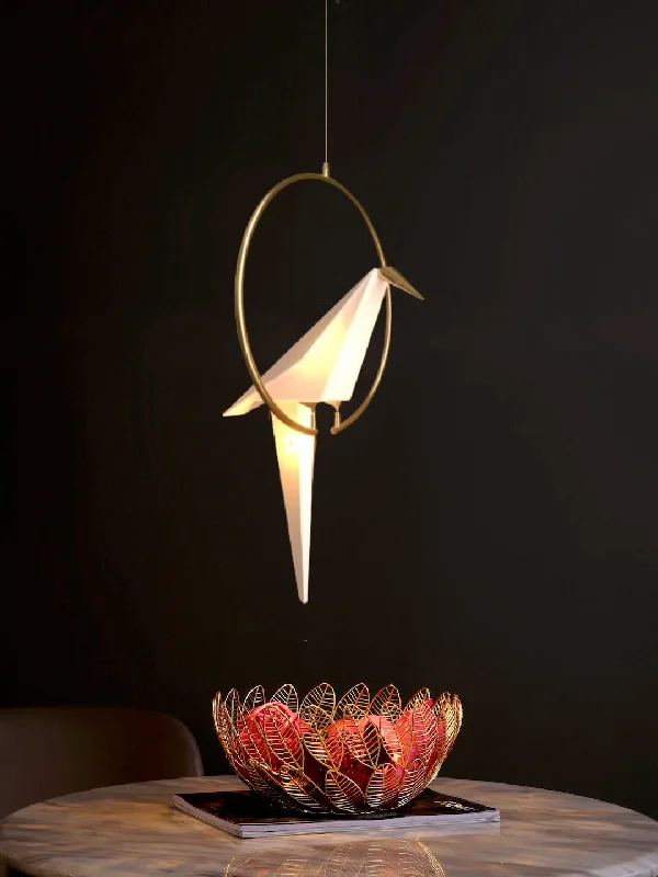 Gothic Ceiling Lights with Dark Metalwork and Pointed ArchesPerch Pendant Light